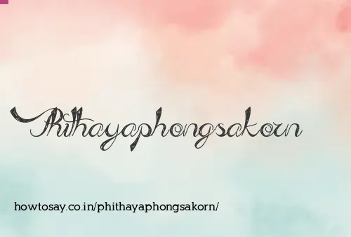 Phithayaphongsakorn