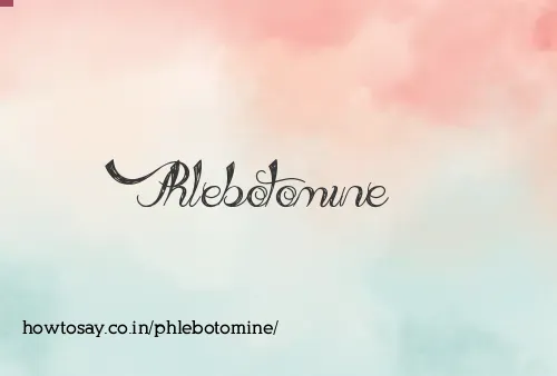 Phlebotomine