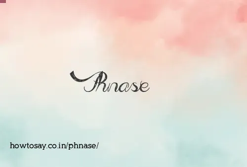 Phnase