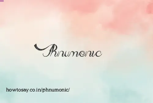 Phnumonic