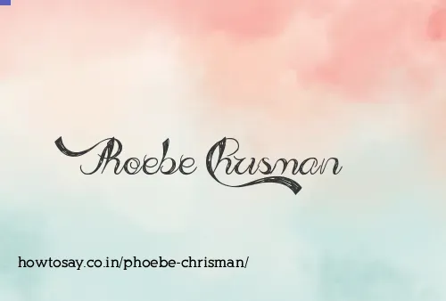 Phoebe Chrisman