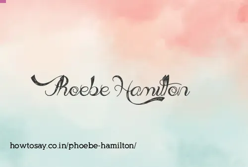 Phoebe Hamilton