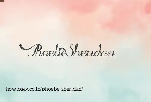 Phoebe Sheridan