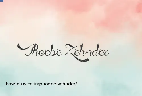 Phoebe Zehnder