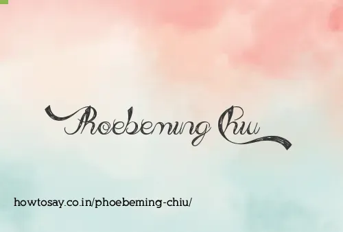 Phoebeming Chiu