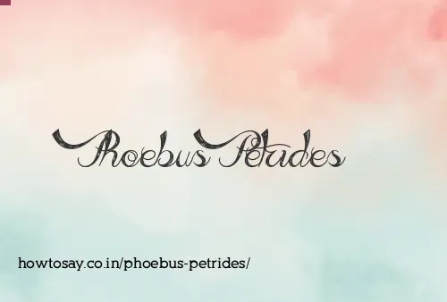 Phoebus Petrides