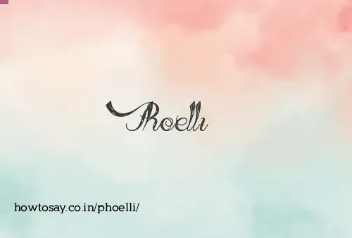 Phoelli
