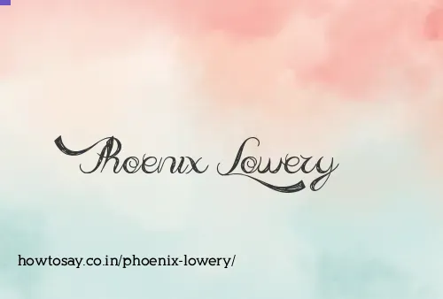 Phoenix Lowery