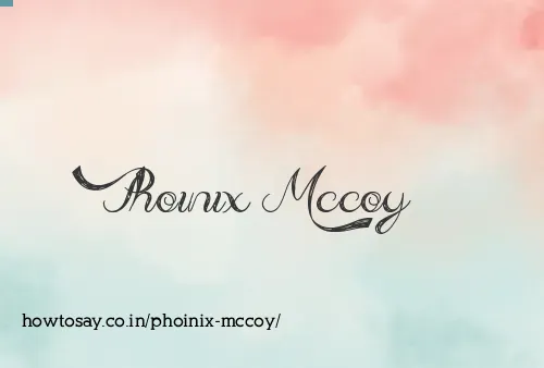 Phoinix Mccoy
