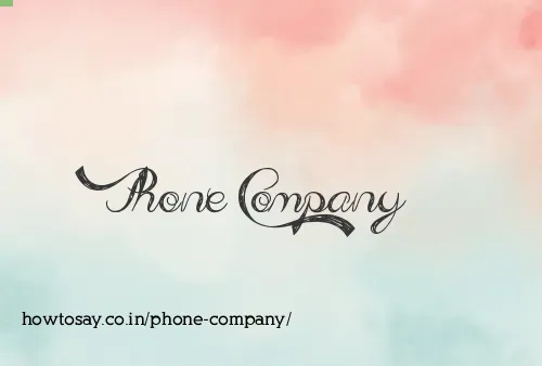 Phone Company