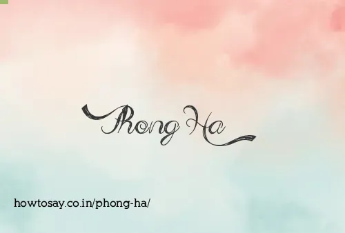 Phong Ha