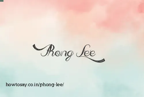 Phong Lee
