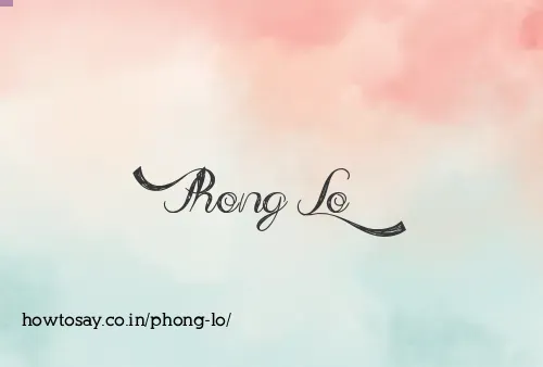 Phong Lo