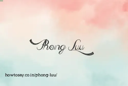 Phong Luu