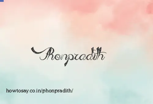 Phonpradith