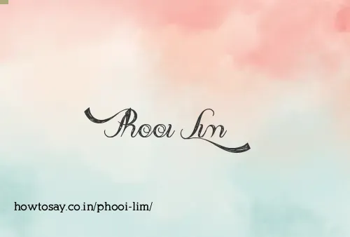 Phooi Lim
