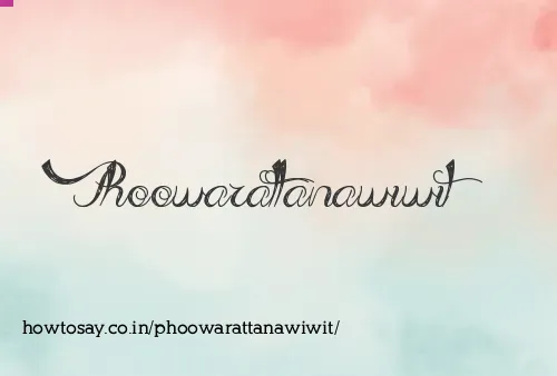 Phoowarattanawiwit