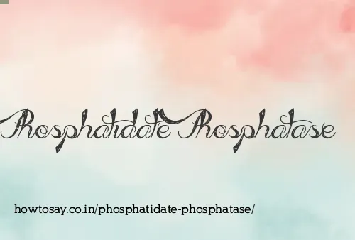 Phosphatidate Phosphatase