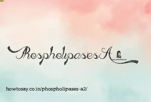 Phospholipases A2