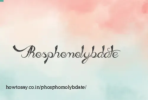 Phosphomolybdate