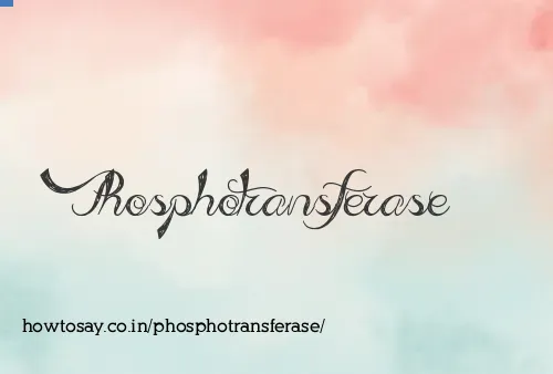 Phosphotransferase