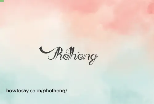 Phothong