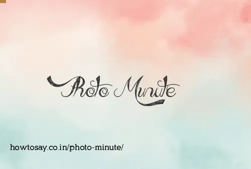 Photo Minute
