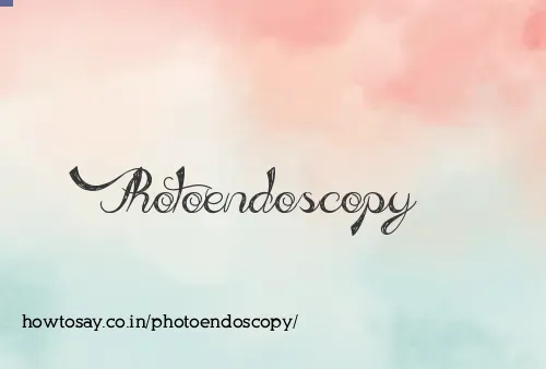 Photoendoscopy