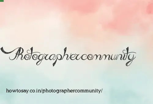 Photographercommunity