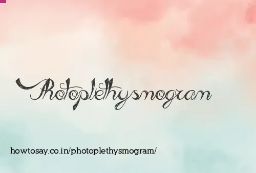 Photoplethysmogram