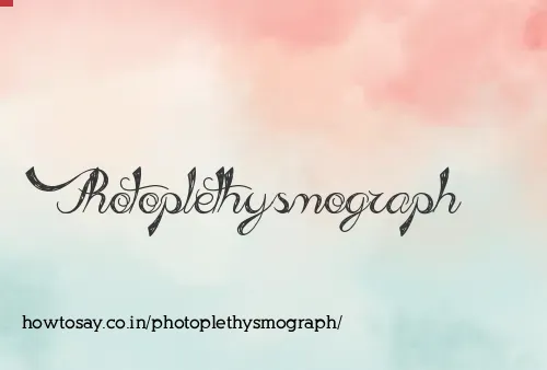 Photoplethysmograph