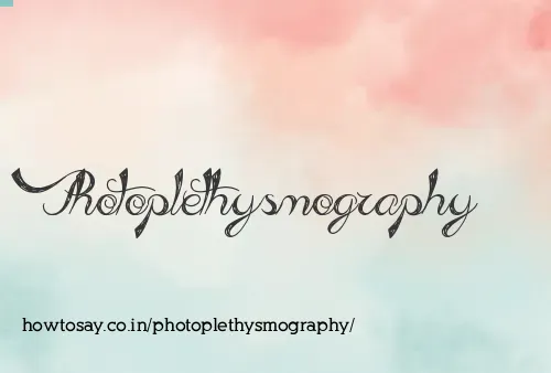 Photoplethysmography