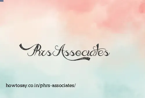 Phrs Associates