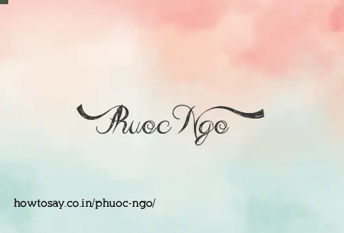 Phuoc Ngo