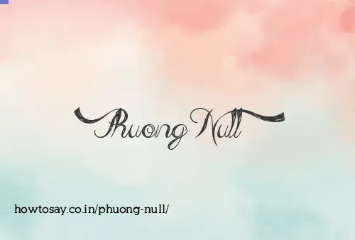 Phuong Null