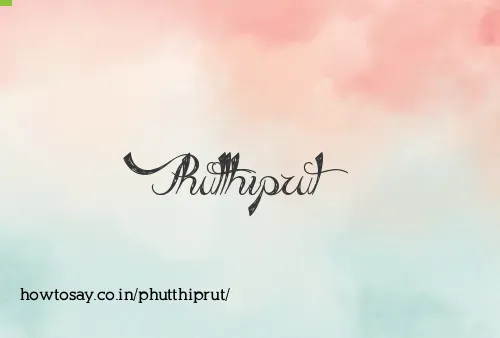 Phutthiprut