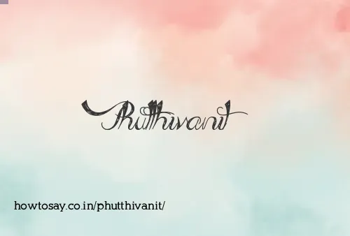 Phutthivanit