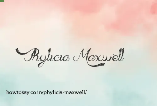 Phylicia Maxwell