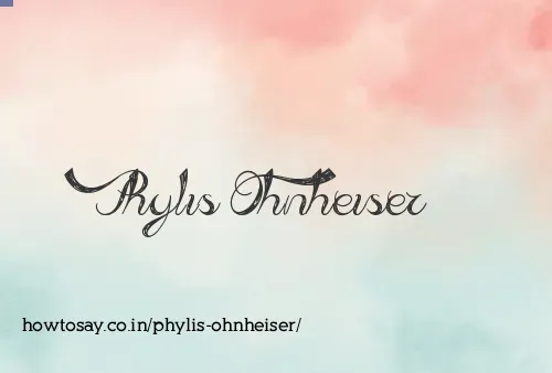 Phylis Ohnheiser
