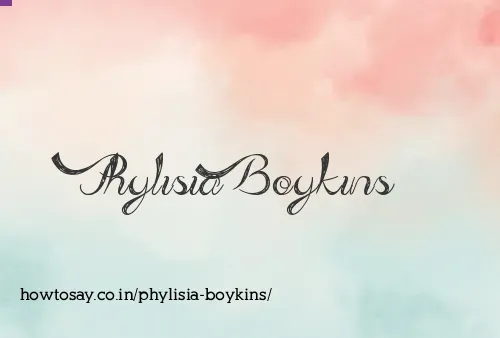 Phylisia Boykins