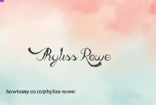 Phyliss Rowe