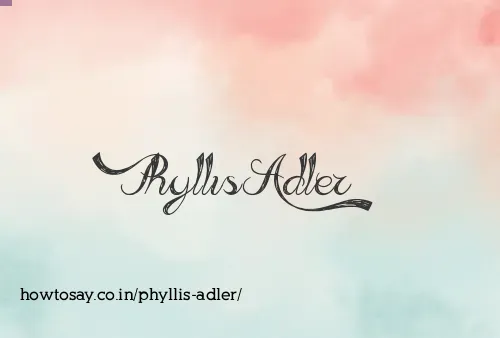 Phyllis Adler