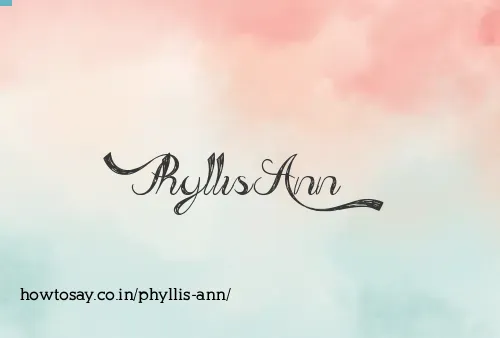 Phyllis Ann