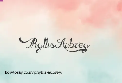 Phyllis Aubrey