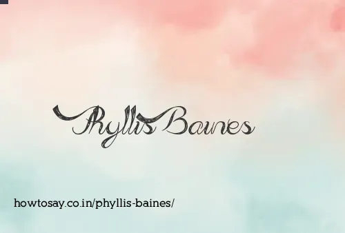 Phyllis Baines