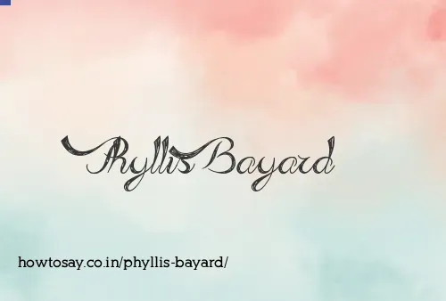 Phyllis Bayard