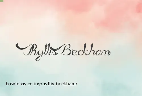 Phyllis Beckham