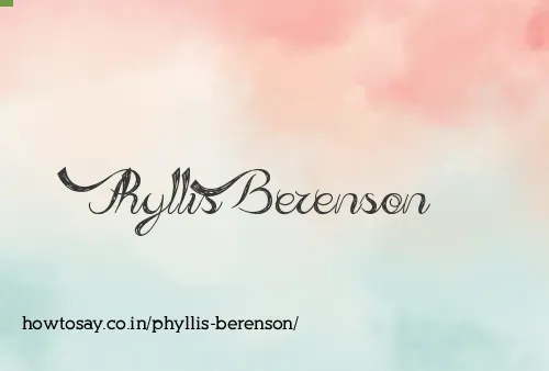 Phyllis Berenson