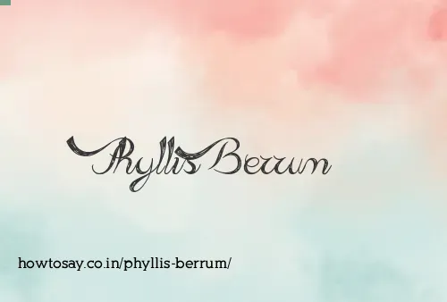 Phyllis Berrum