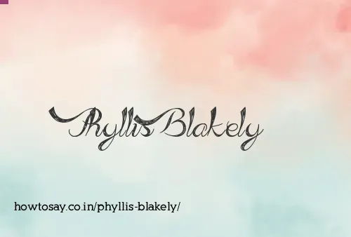 Phyllis Blakely